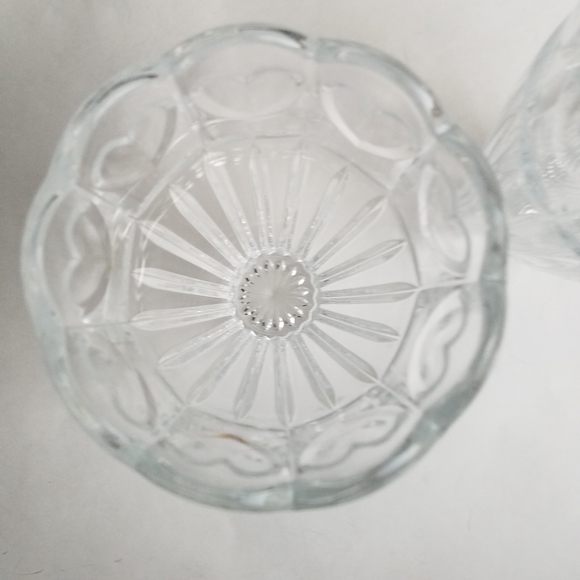 crystal clear Accents Crystal Clear Set Of 2 Heart Design Crystal